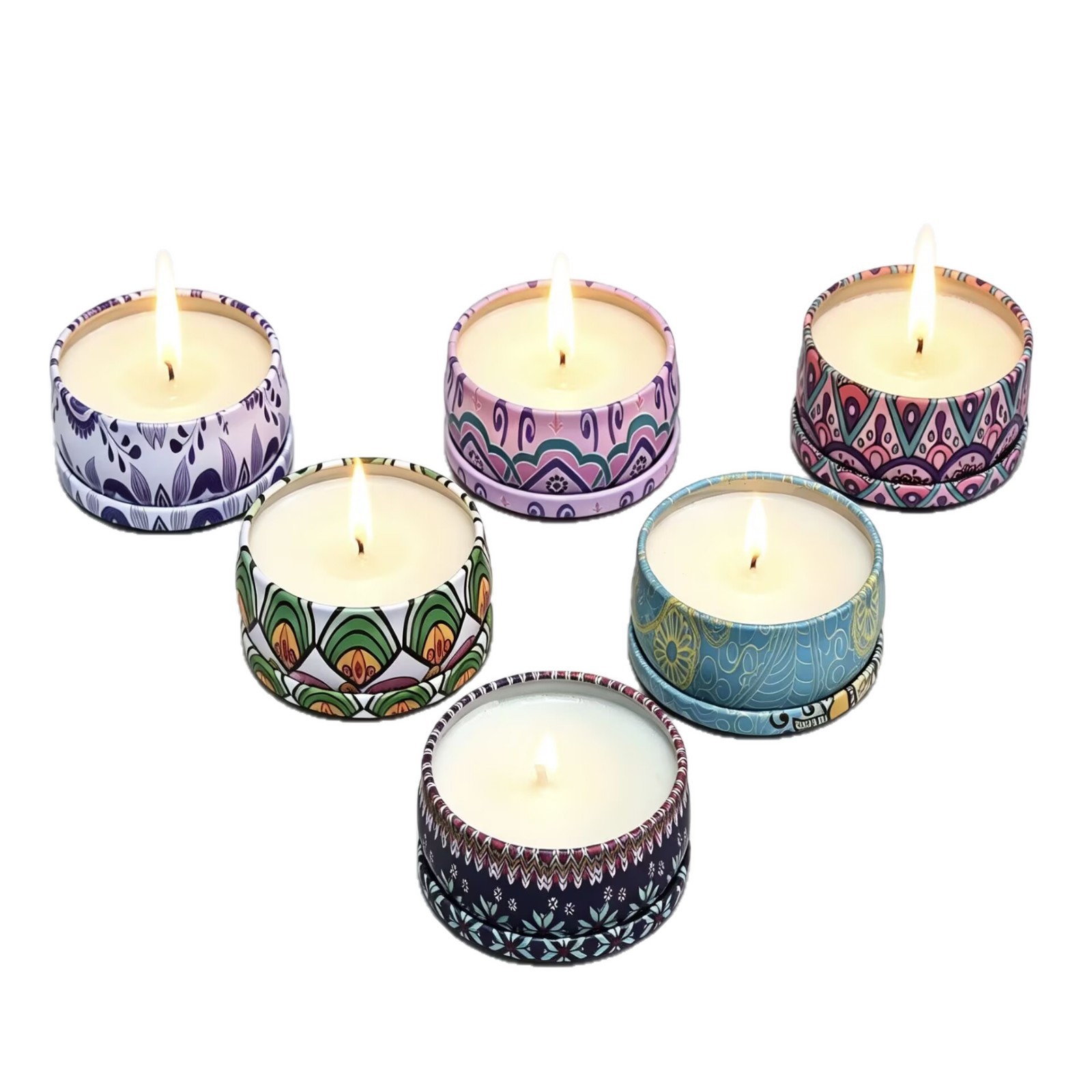 Candle Souvenir - Świeca zapachowa z suszonymi kwiatami, bez
