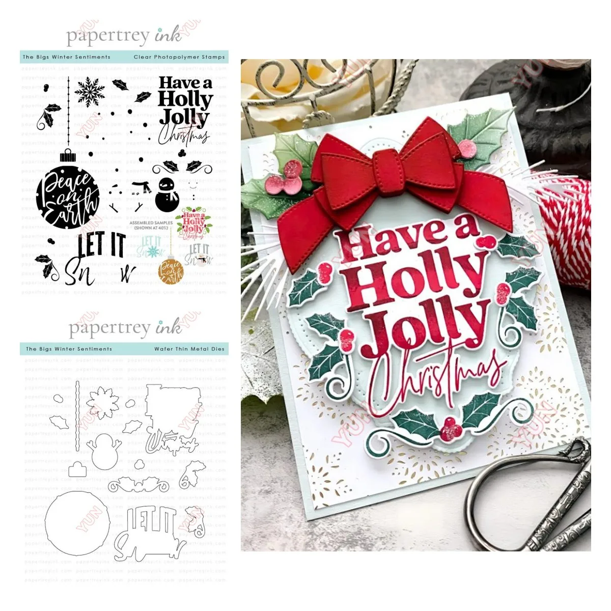 Candle Sachet - The Bigs Winter Sentiments znaczki ozdoby