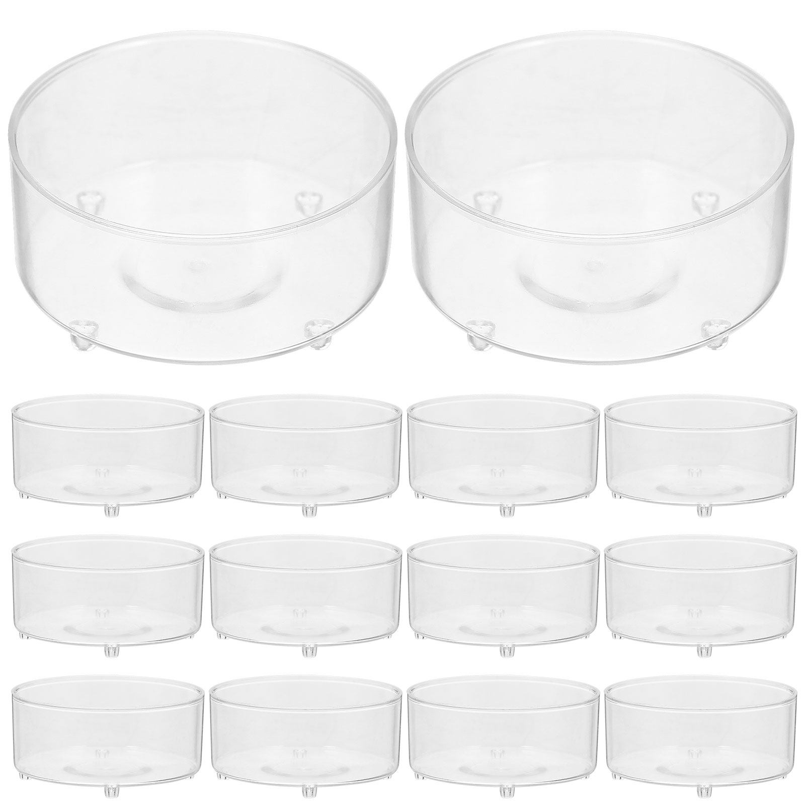 Candle Holder Supplies - 50 sztuk plastikowych pojemników na świece