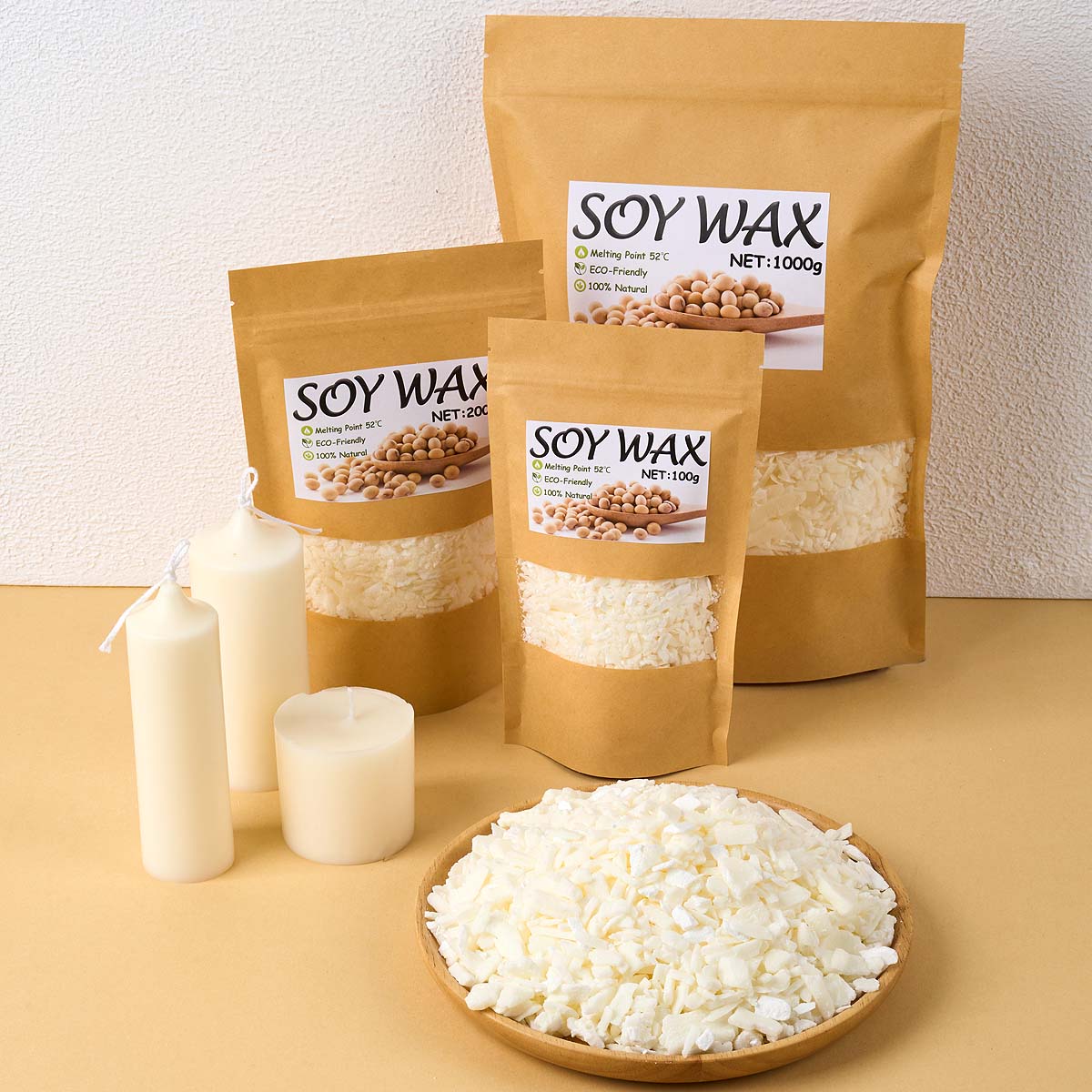 1-punktowy czysty biały wosk s – Candle Making Supplies For Beginners recenzja i cena