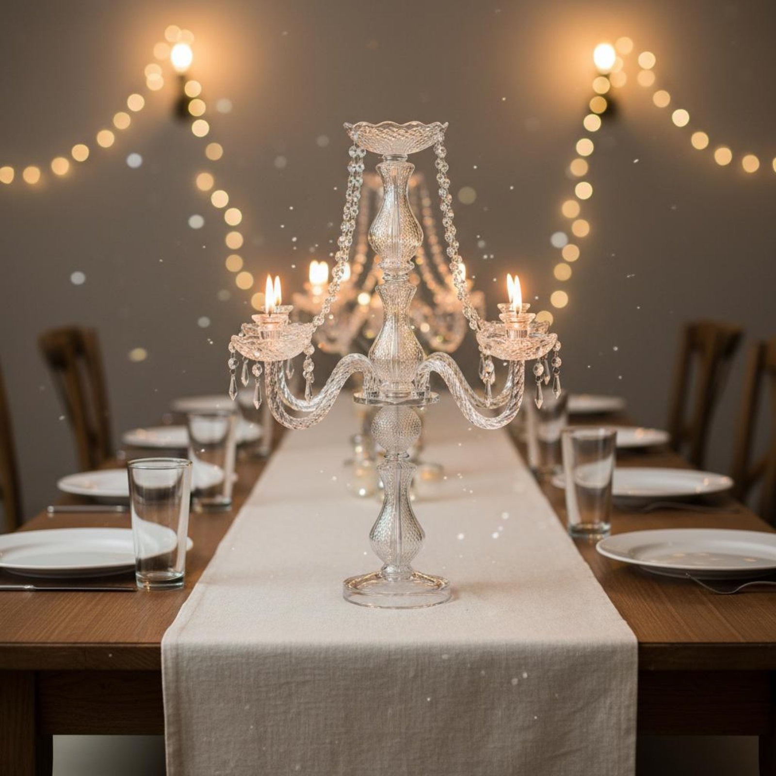 Kryształowy Kandelabr Eleganck – Candle Holder Supplies recenzja i cena