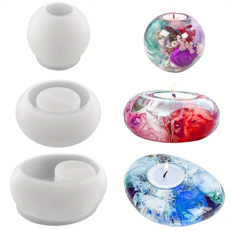 Forma silikonowa do żywicy na  – Candle Holder Supplies recenzja i cena
