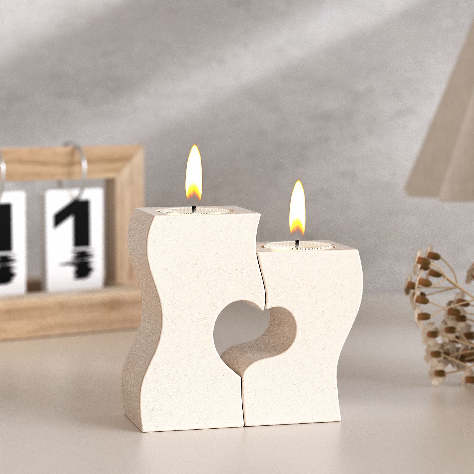 S Heart Candlestick Silicone M – Candle Making Supplies For Beginners recenzja i cena