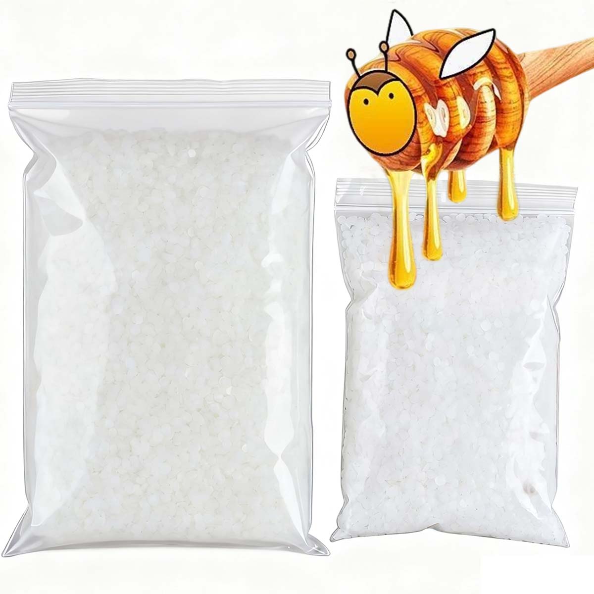 200g-1000g Biały Wosk Pszczeli – Candle Making Supplies For Beginners recenzja i cena